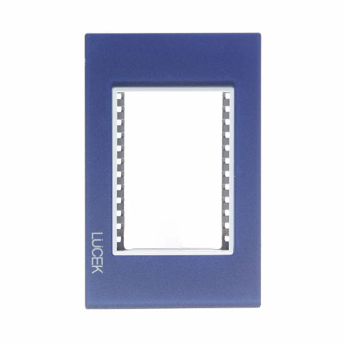 LUCEK COL PLACA 3MOD AZUL
