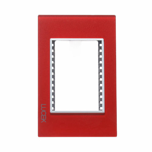 LUCEK COL PLACA 3MOD ROJO