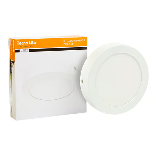 TECNOLITE INTERIOR PLAFONES LED 12W4000K SIRIUS III PTLLEDD-R/002/40/B
