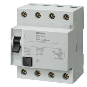 SIEMENS INT DIFERENCIAL 4P TIPO AC 125A