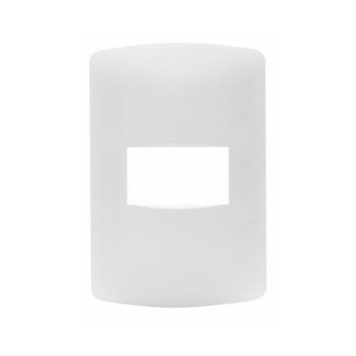 LEVITON BASICA PLACA 1 MODULO SENCILLO BLANCO