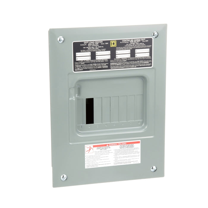 SQUARE D CENTRO CARGA QO ZAP 8 POLOS 100A 1F3H