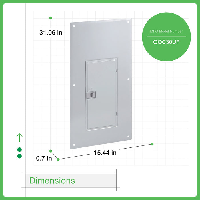 SQUARE D FRENTE EMPOTRAR CENTRODE CARGA QO330L200G
