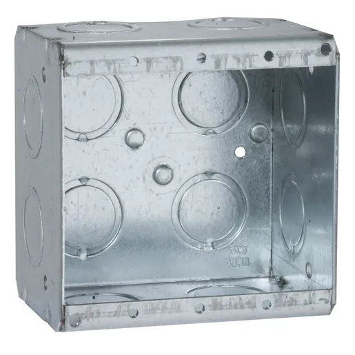 HUBBELL CAJA MET 2 GANG 2 1/2" PARA 1/2" Y 3/4"