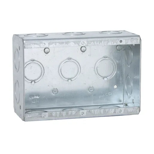 HUBBELL CAJA MET 2 1/2PR 3 ARTEF KO 1/2 3/4P