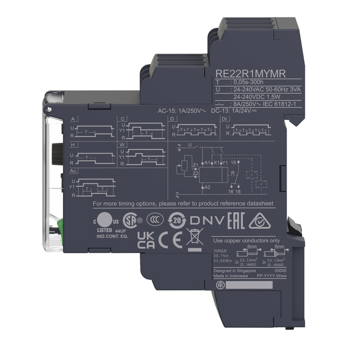 TELEMEC ZELIO TEMPO MULTIFUNCION VCA/CC REL