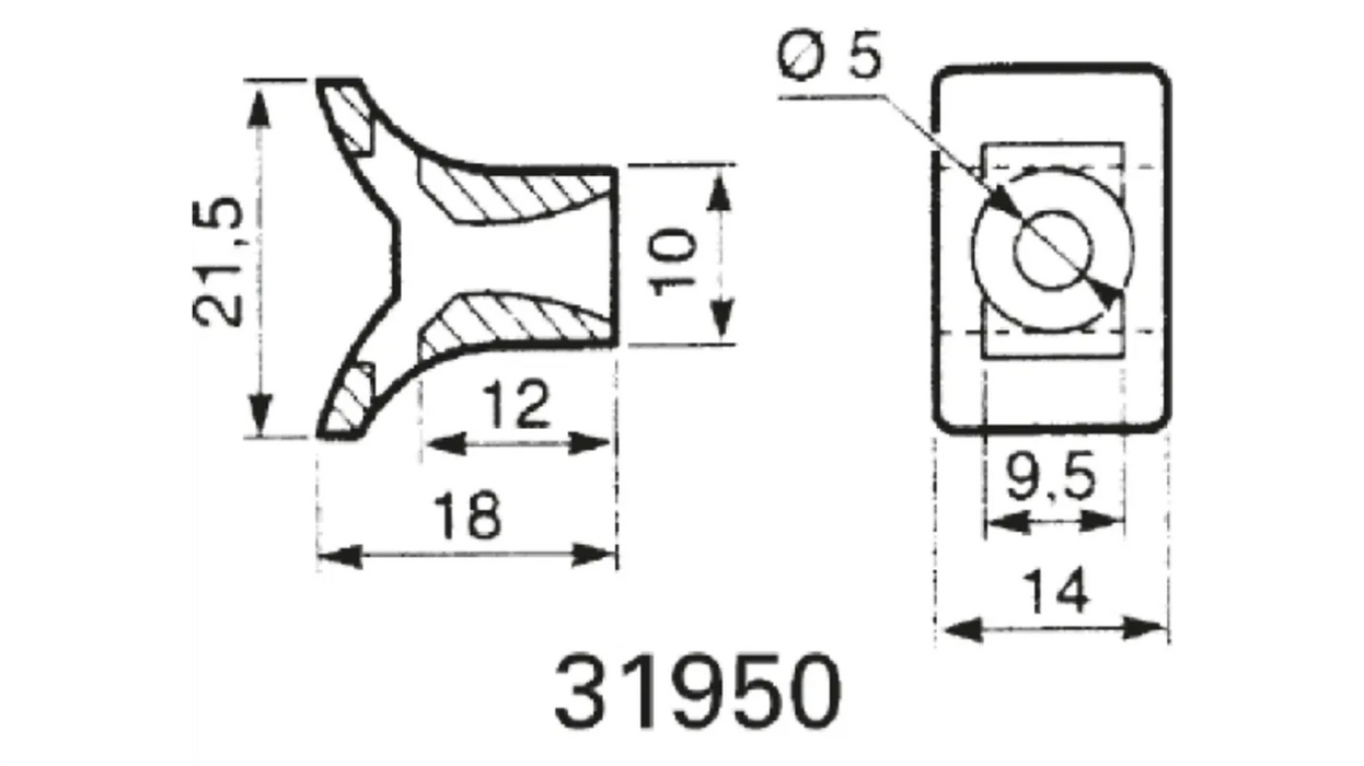 LEGRAND BASE P/ATORNILLAR P/COLLARINES DE ANCHO DE