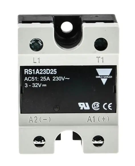 CARLO GAVAZZI SOLID STATE RELAY ZS 230V 25A 4.5-32 VDC LED RS1A23D25