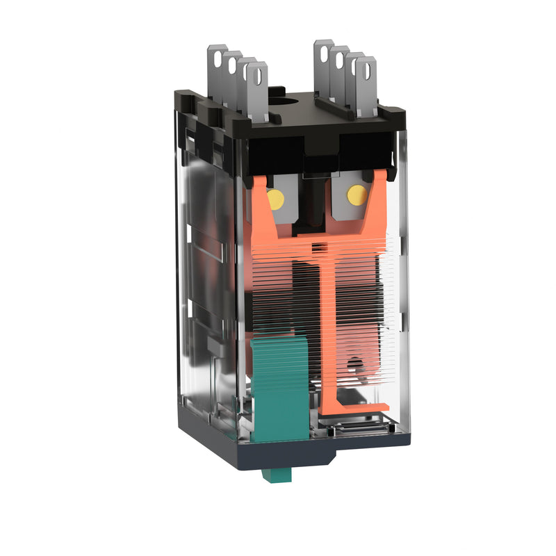 TELEMEC MINIATURE RELAY 2 CO WITH LED120 V AC