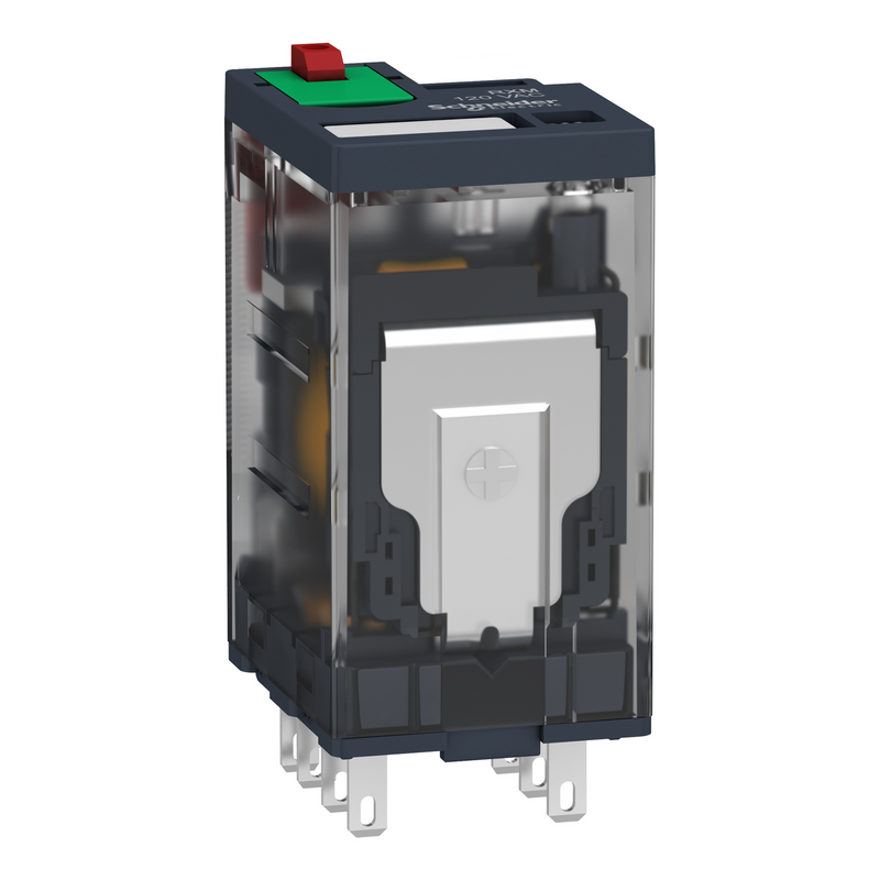 TELEMEC MINIATURE RELAY 2 CO WITH LED24 V AC