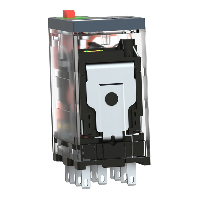 TELEMEC MINIATURE RELAY 4 CO WITH LED120 V AC