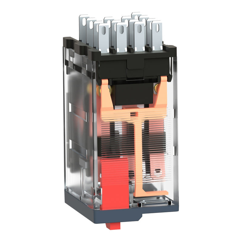 TELEMEC MINIATURE RELAY 4 CO WITH LED24 V AC