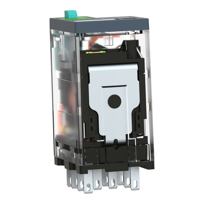 TELEMEC MINIATURE RELAY 4 CO WITH LED24 V DC