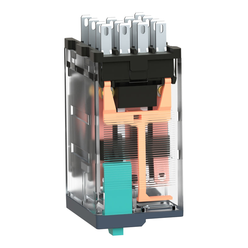 TELEMEC MINIATURE RELAY 4 CO WITH LED24 V DC