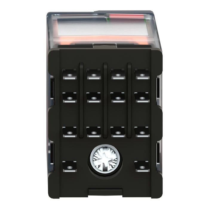 TELEMEC MINIATURE RELAY 4 CO WITH LED230 V AC