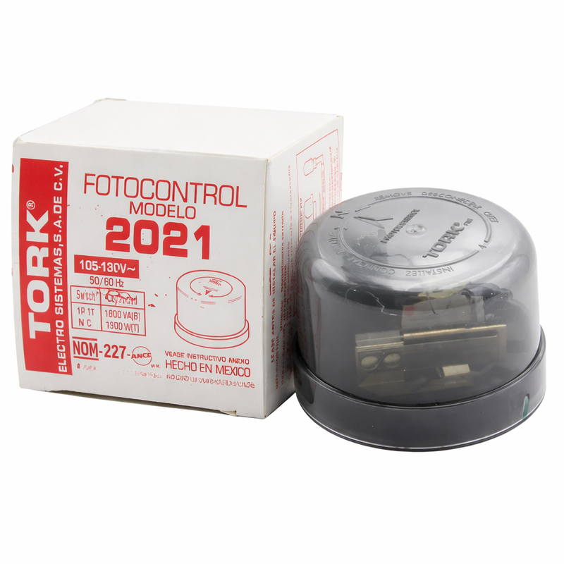 TORK FOTOCELDA 1500W 105-130V C/PROTECCION P/DESCARGA