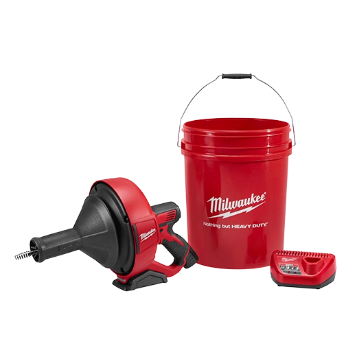 MILWAUKEE KIT LIMPIADOR DE DRENAJE TIPO SERPIENTE M12T