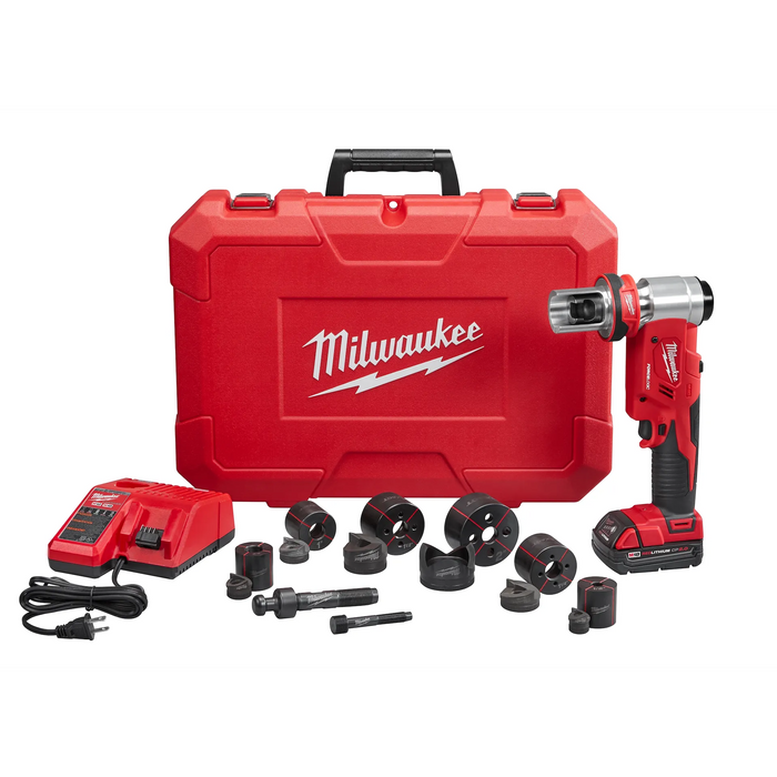 MILWAUKEE SACABOCADOS ELECTRICO KIT 1/2" - 2"