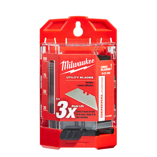 MILWAUKEE DISPENSADOR 100 PZAS NAVAJAS REPUSTOS