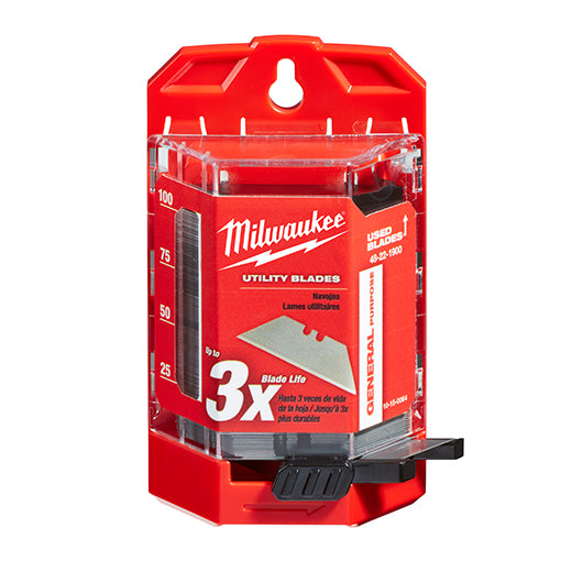 MILWAUKEE DISPENSADOR 100 PZAS NAVAJAS REPUSTOS
