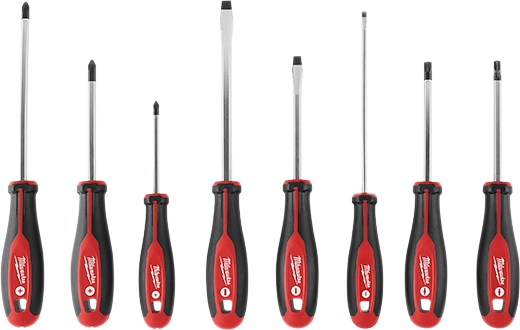MILWAUKEE JUEGO DESARMADORES 8 PIEZAS CON ECX