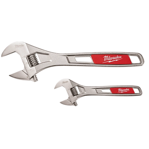 MILWAUKEE LLAVES INGLESAS AJUSTABLES 6" & 10" JEUGO DE 2 PZA