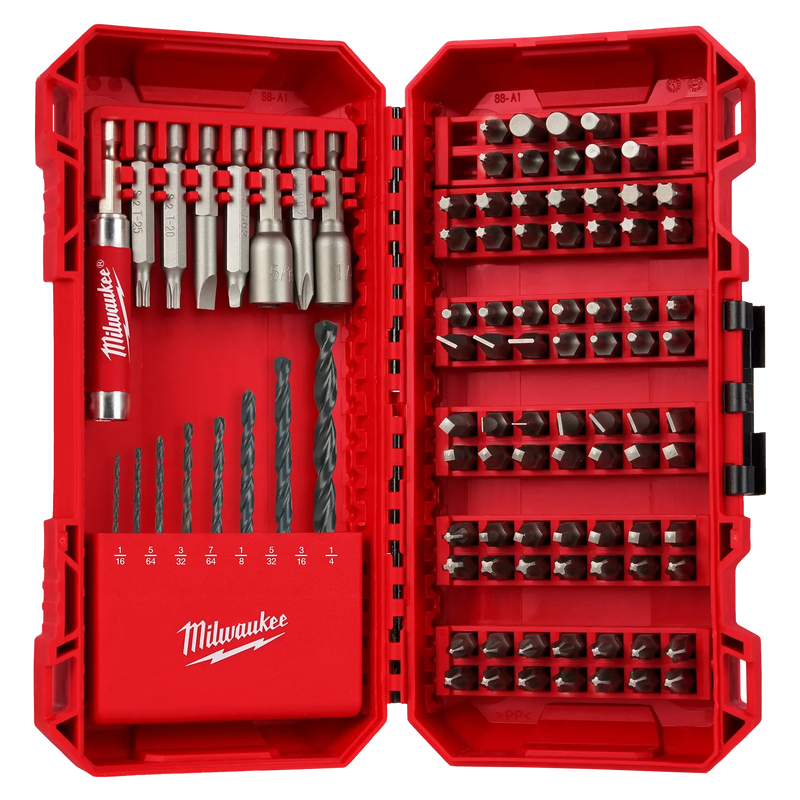 MILWAUKEE JGO DE BROCAS PARA DESTORNILLADOR Y TALADRO (95 PIEZAS)