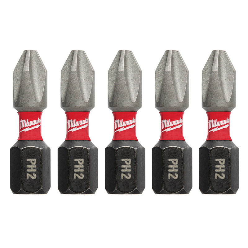 MILWAUKEE PUNTA INSERTO PH2 (5pz)