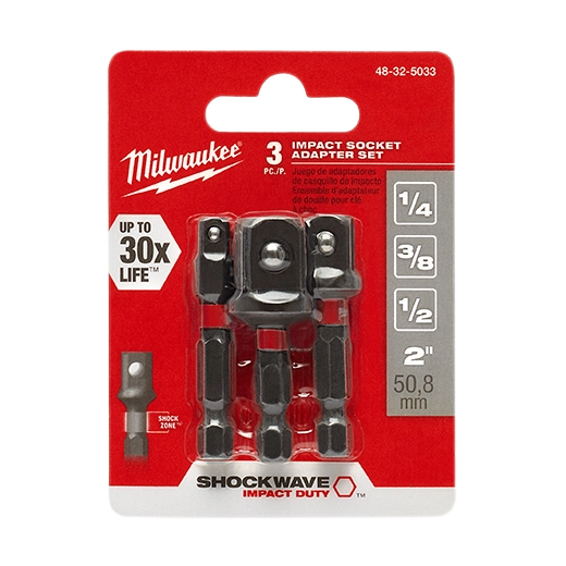 MILWAUKEE JUEGO DE PUNTAS CON ADAPTADOR DE 30X