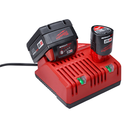 MILWAUKEE CARGADOR DE MULTIPLES VOLTAJES M12 Y M18