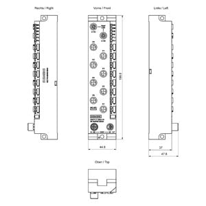 ET200 ECO PN DIQ 16x 24V DC 8x M12