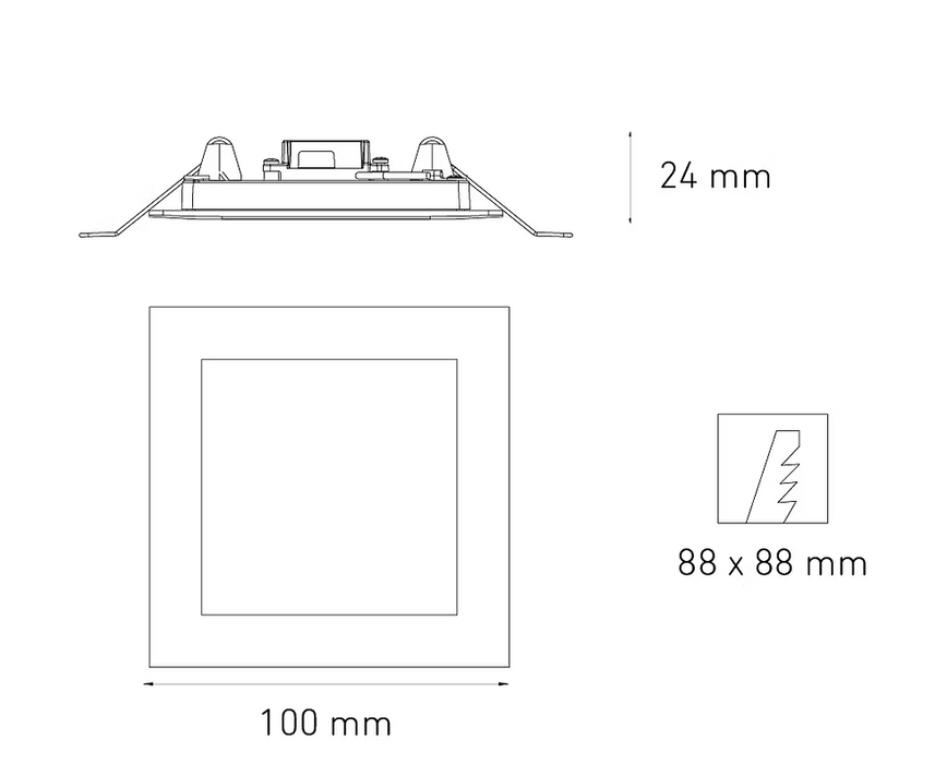 MAGG SQ 6 FLAT II STD 100-240V BFP 60K BC