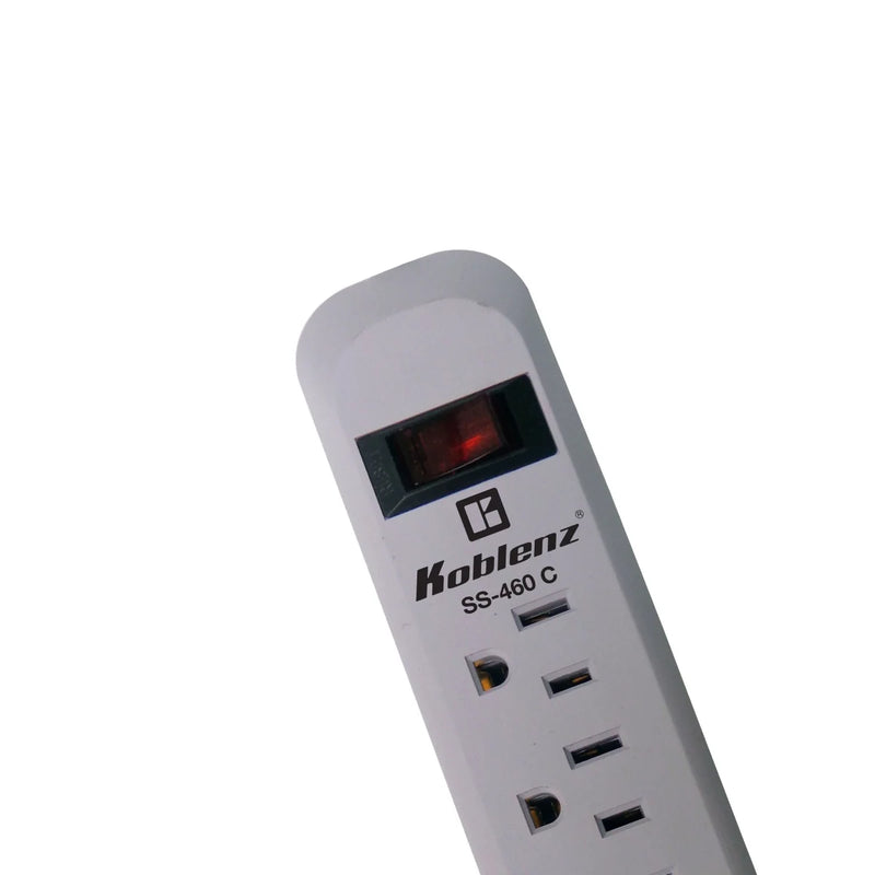 KOBLENZ MULTICONTACTO 6x5-15R 10A CLAVIJA A 90 GRADOS