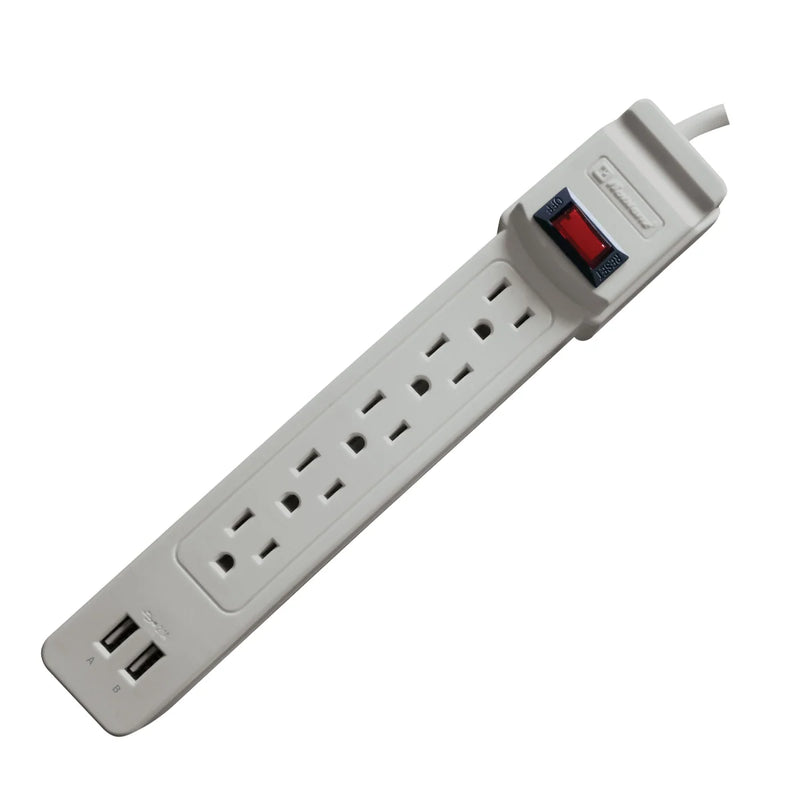 KOBLENZ MULTICONTACTO USB 2xUSB A + 5x5-15R 10A