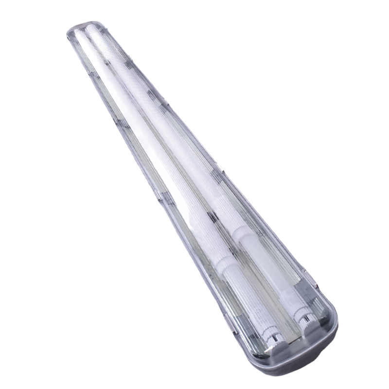 MEGAMEX LUMINARIO 2X17W LED POLICARBPONATO WATERPROOF