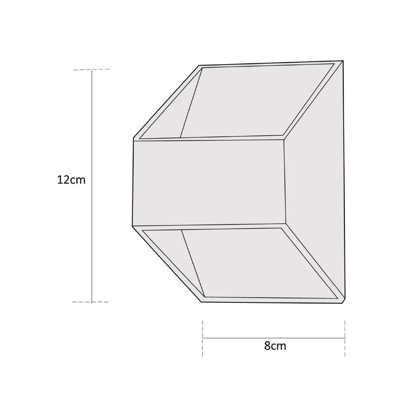 ESTEVEZ KEOP 5W LED LUZ CALIDA DECORATIVE WALL BLANCO