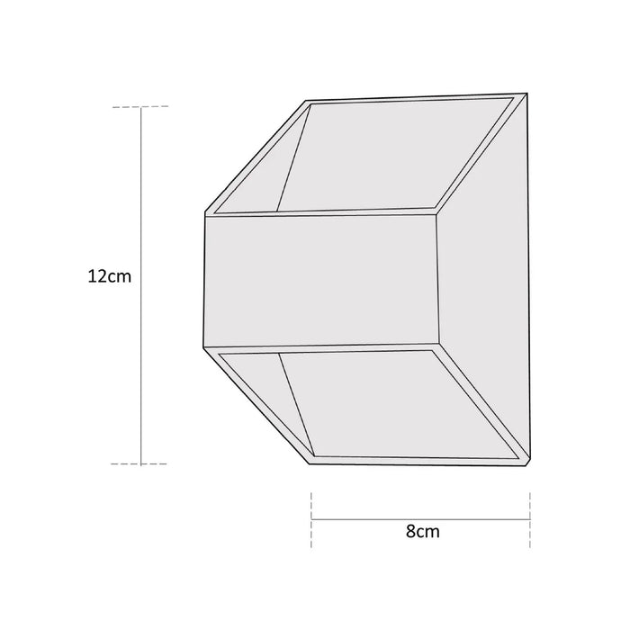 ESTEVEZ KEOP 5W LED LUZ CALIDA DECORATIVE WALL BLANCO