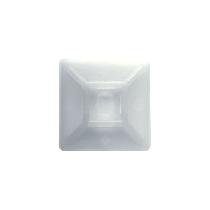 ARGOS SOPORTE AUTOADHERIBLE DE NYLON 1.1X1.1 (100 pzas)