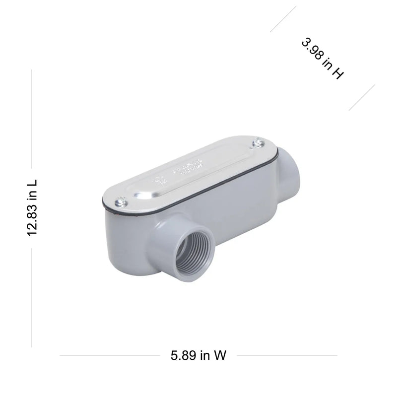 HUBBELL CONDULET LR CON TAPA Y EMPAQUE 63mm ( 2 1/2" )