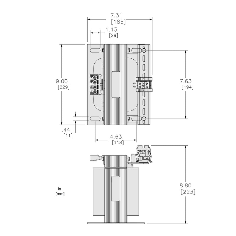 SQUARE D TRANSFORMADOR CONTROL 220-440V/120 3000VA