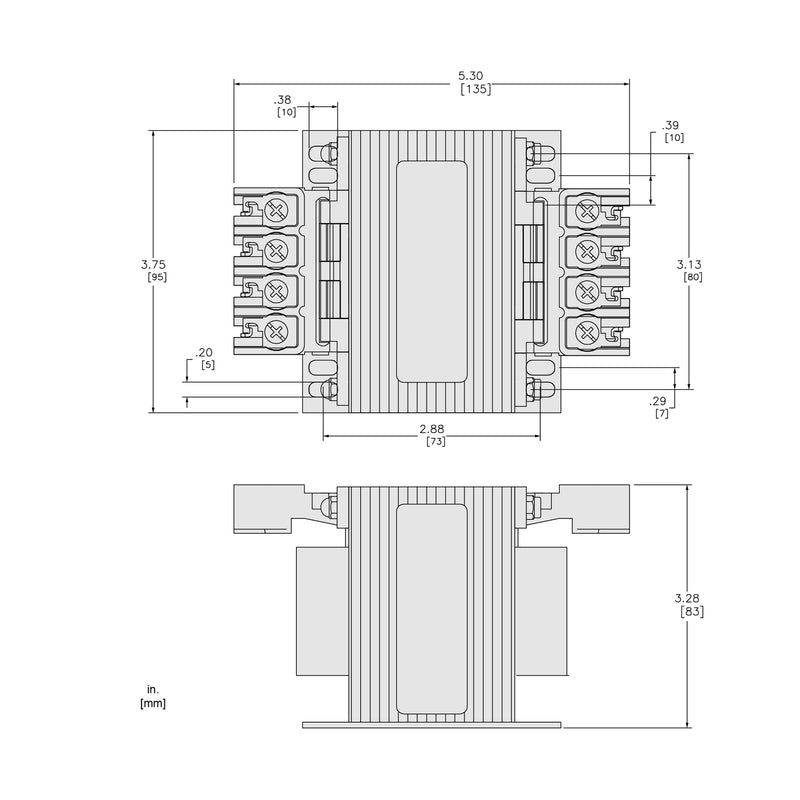 SQUARE D TRANS. T.SECO MONOFASI 250 VA