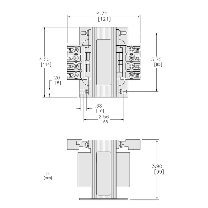 SQUARE D TRANSFORMADOR DE CONTROL 300VA 240/480V-120V