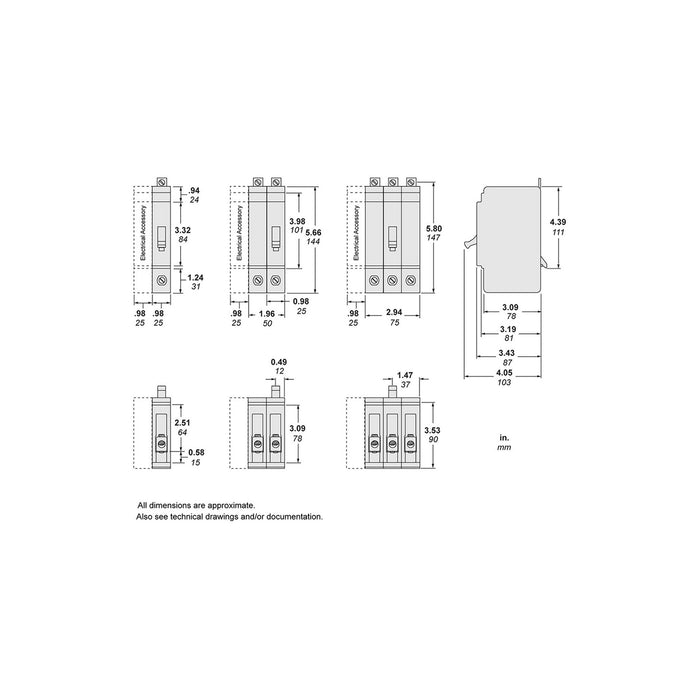 SQUARE D INT TERMOMAG NF 277VAC 1P 50A 18KA 480VAC