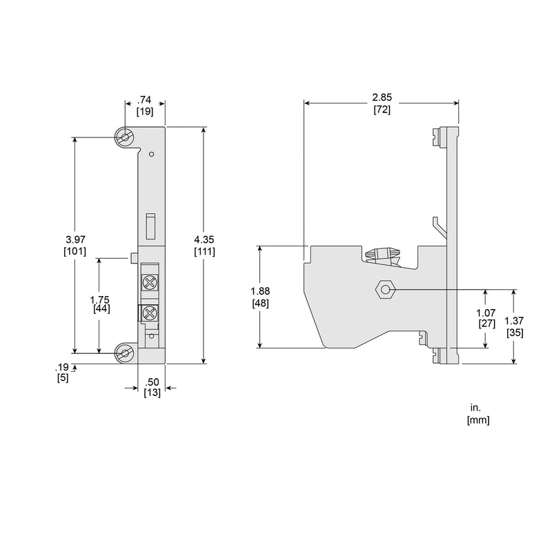 SQUARE D INTERLOCK PARA CONTACTOR TIPO S TAM 00-2