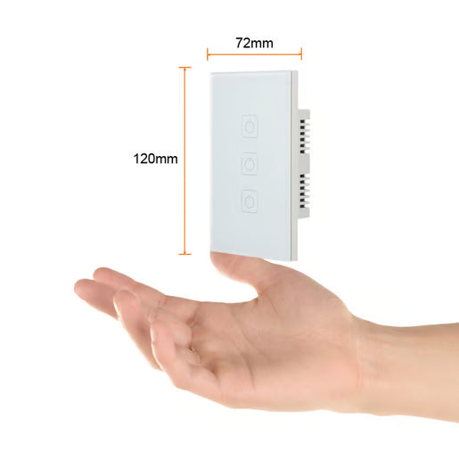 TECNOLITE SWITCH TACTIL 3GWIFI+RF+L+N 100-240V BLANCO