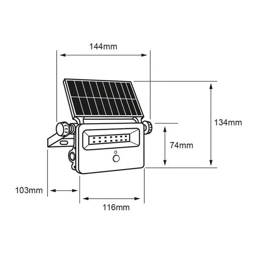 TECNOLITE  LUMINARIO LED DE EXTERIOR 16W