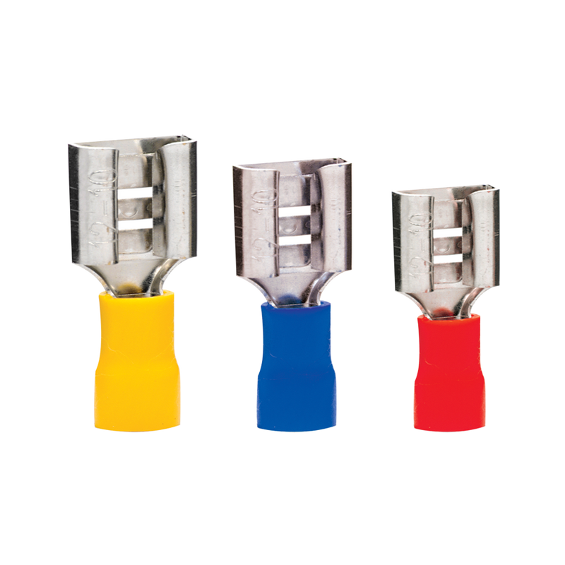 ARGOS TERMINAL HEMBRA AISLADA .250 AMARILLA 12-10 AWG 100PZ