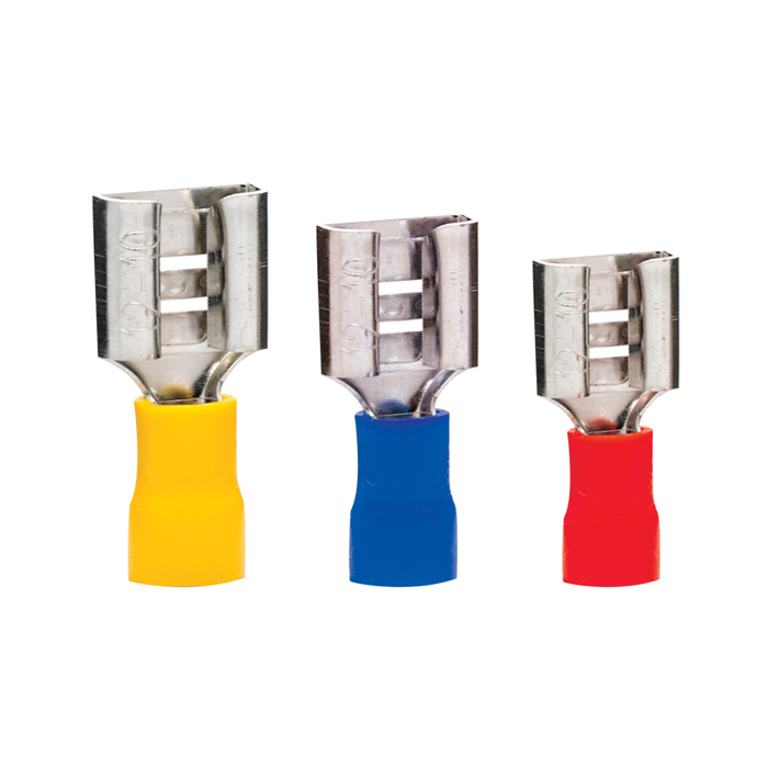 ARGOS TERMINAL HEMBRA AISLADA .375 AMARILLA 12-10 AWG 100PZ
