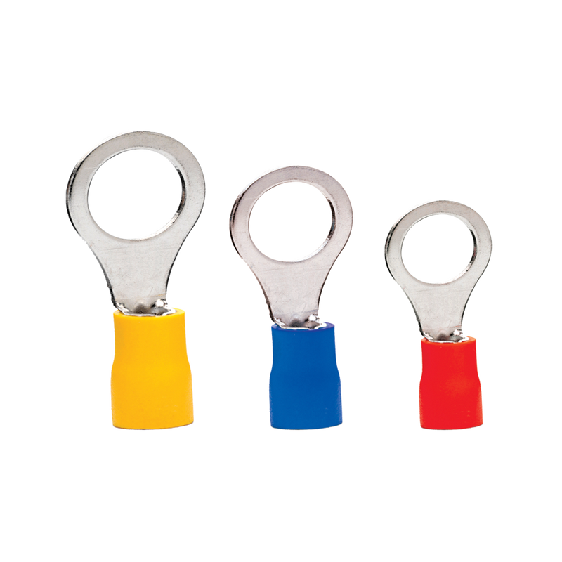 ARGOS TERM. TIP ESP AISLADA AZUL 1/4" CAL 16-14 (100 PZA)