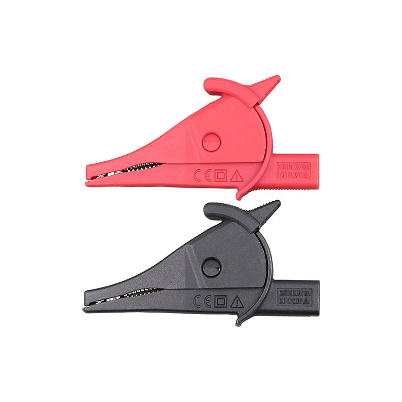 UNI-T PUNTAS TIPO CAIMAN C/ORIF PASANTE 1000V CAT III 10A